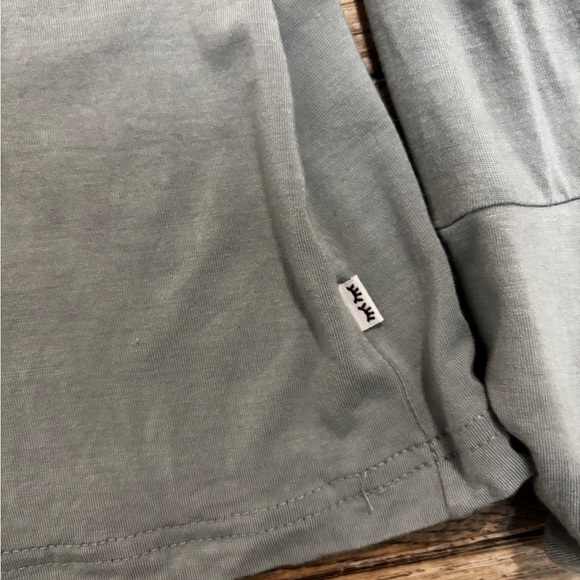 Little Sleepies Blue-Grey Bamboo Pajama Set, size Large - Picture 4 of 10